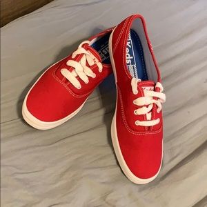 NWOT Red Canvas Keds Sneakers